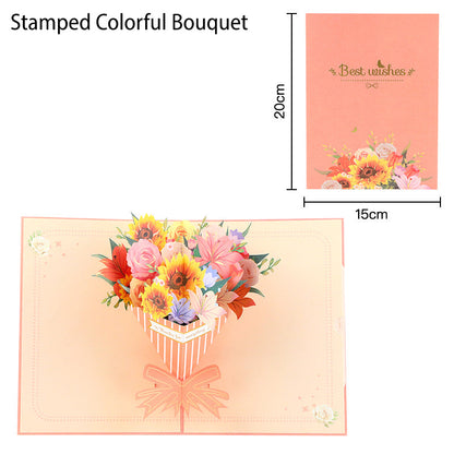 Skorter | Creative 3D paper cut-out card with popup greeting card