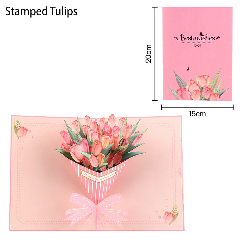 Skorter | Creative 3D paper cut-out card with popup greeting card