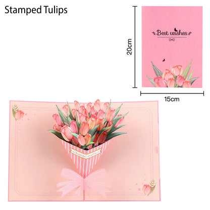 Skorter | Creative 3D paper cut-out card with popup greeting card