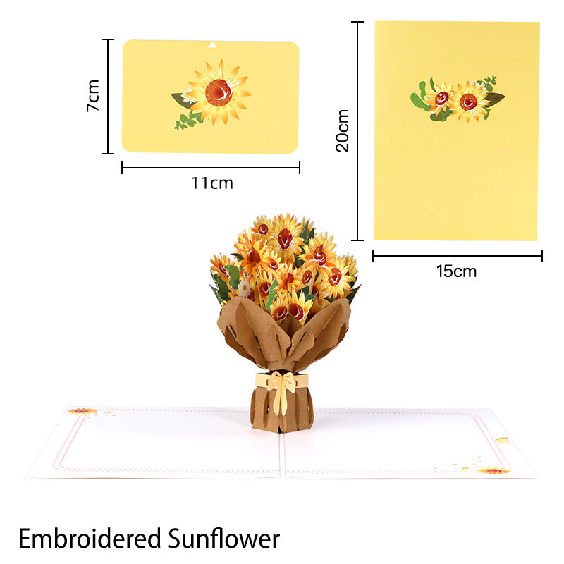 Skorter | Creative 3D paper cut-out card with popup greeting card