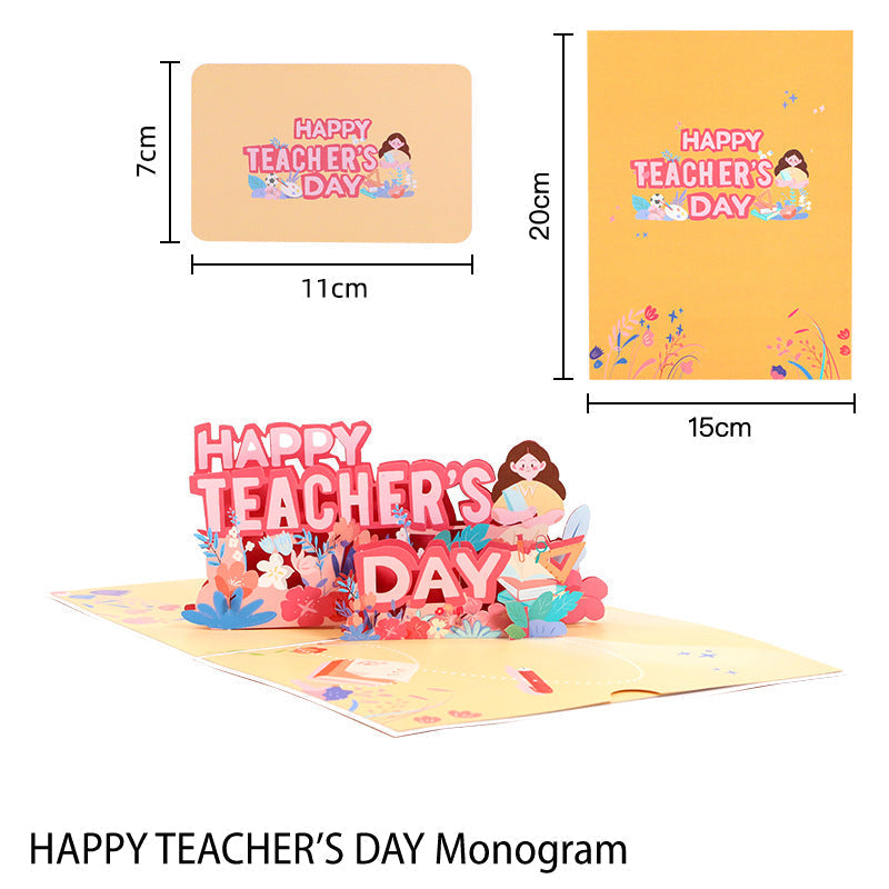 Skorter | Creative 3D paper cut-out card with popup greeting card