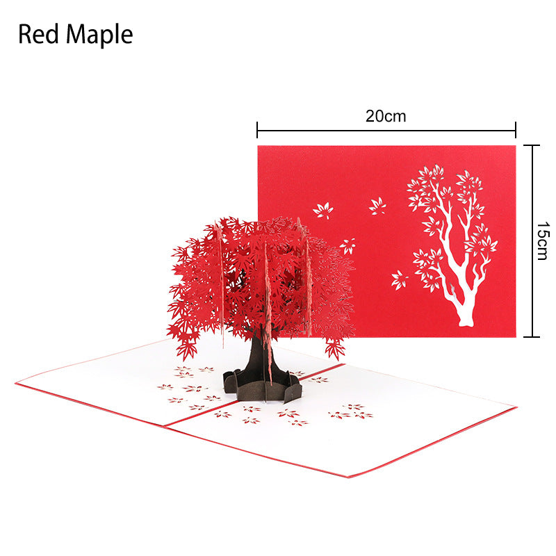 Skorter | Creative 3D paper cut-out card with popup greeting card