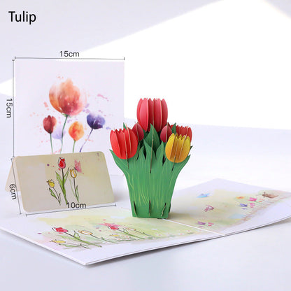 Skorter | Creative 3D paper cut-out card with popup greeting card