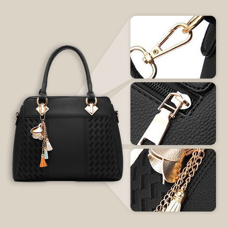 Skorter | Elegant women's bag with tassel pendant