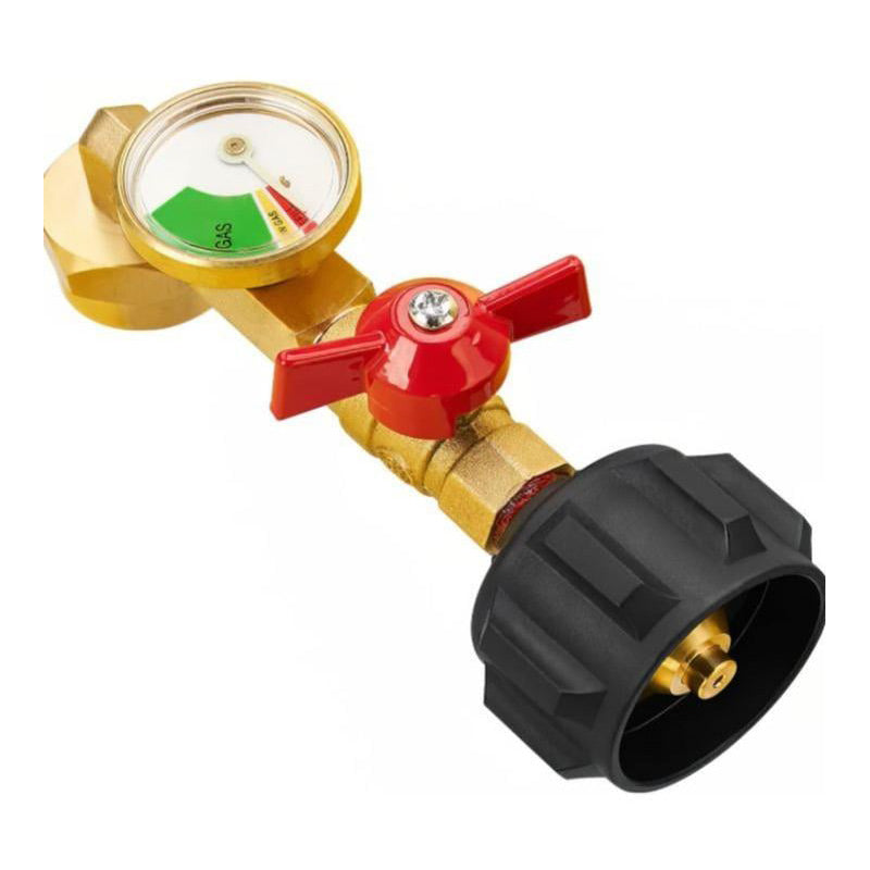 Skorter | Adapter for propane filling with angle and gauge