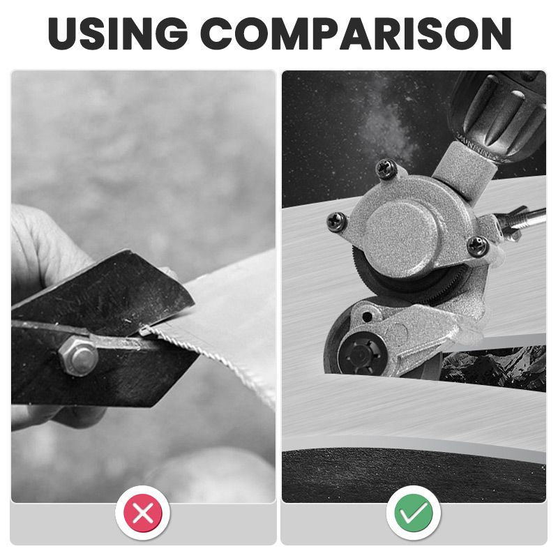 Skorter | Electric drill for cutting metal sheets