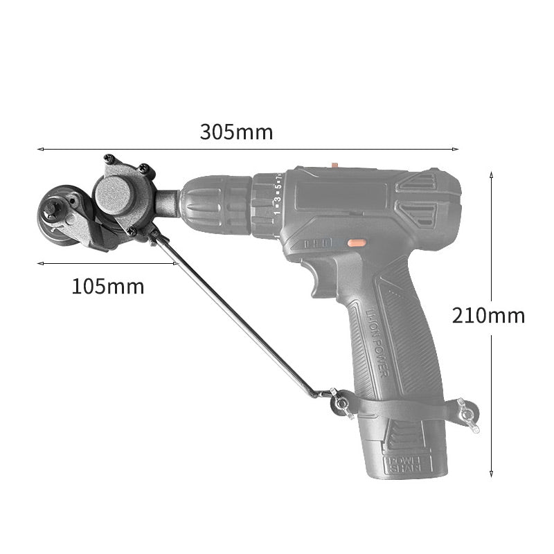 Skorter | Electric drill for cutting metal sheets