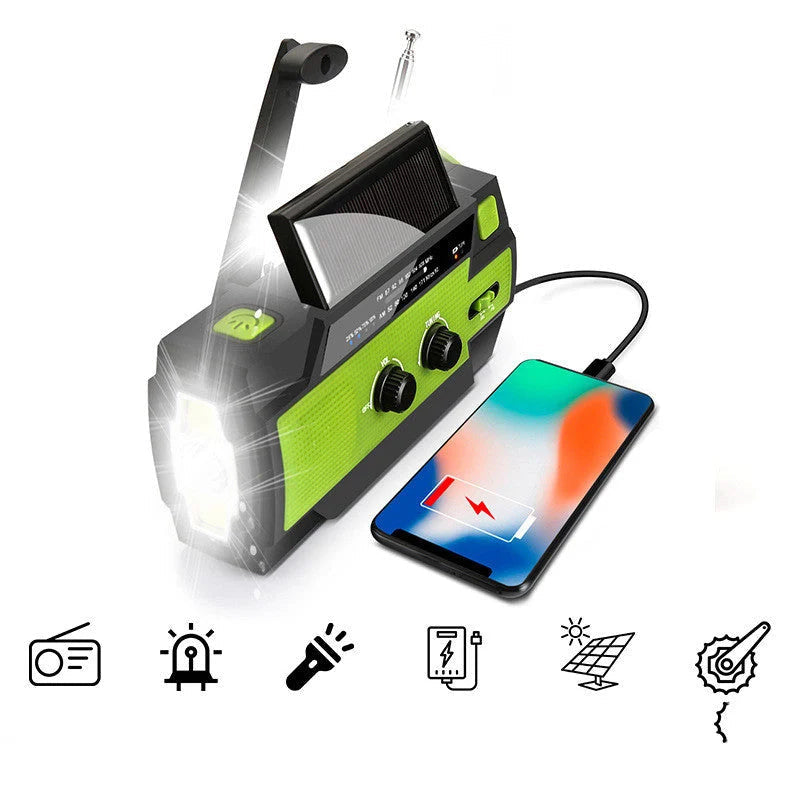 Skorter | All-in-one solar-powered emergency radio