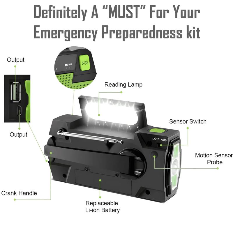 Skorter | All-in-one solar-powered emergency radio