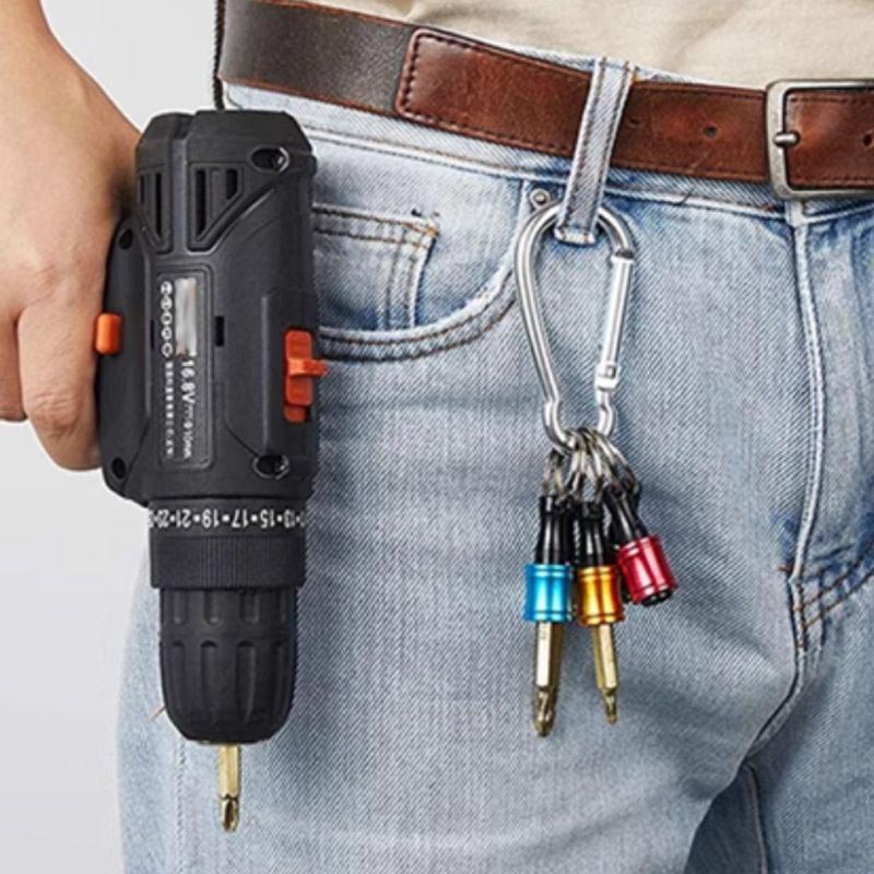 Skorter | 1/4" hex screwdriver bit holder key rings