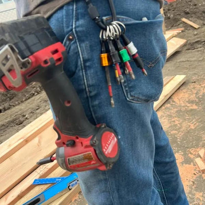 Skorter | 1/4" hex screwdriver bit holder key rings