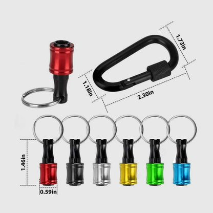 Skorter | 1/4" hex screwdriver bit holder key rings