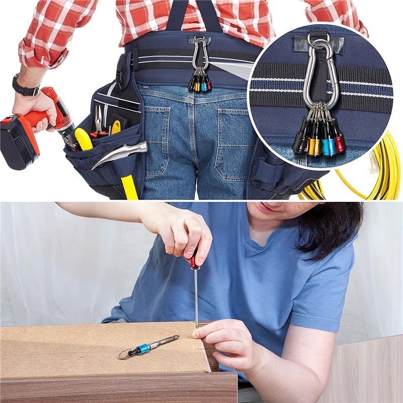 Skorter | 1/4" hex screwdriver bit holder key rings