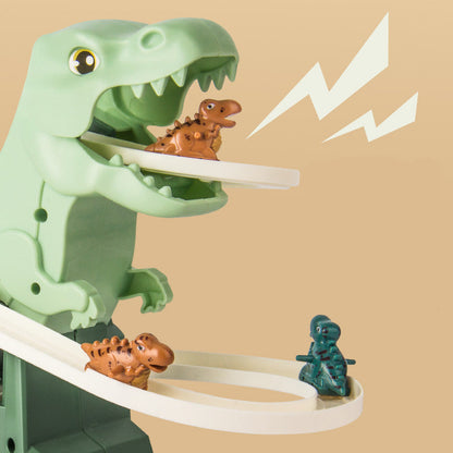 Skorter | Electric play set with dinosaur hunt and race track