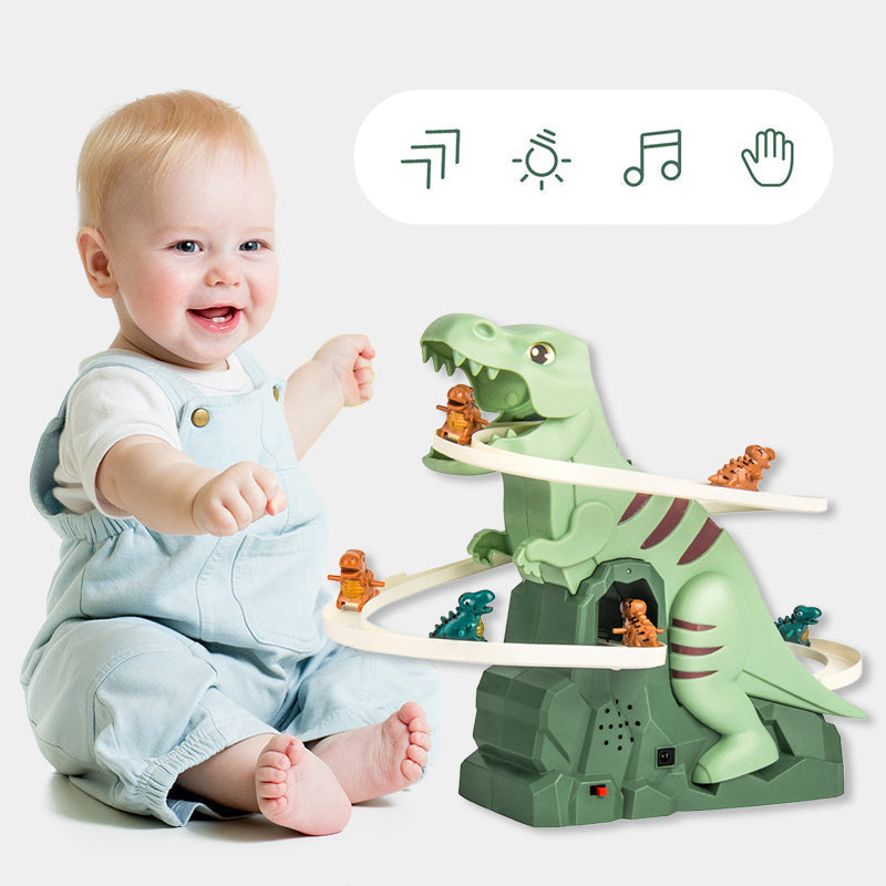 Skorter | Electric play set with dinosaur hunt and race track