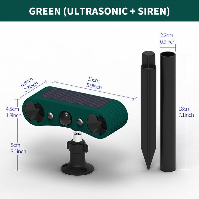 Skorter | Solar motion sensor outdoor alarms for deterrence