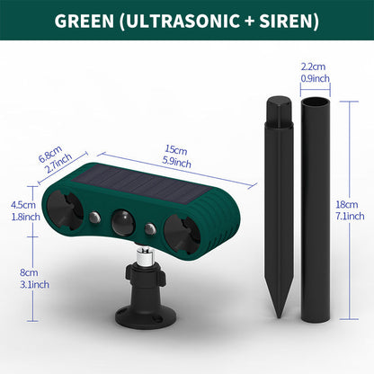 Skorter | Solar motion sensor outdoor alarms for deterrence