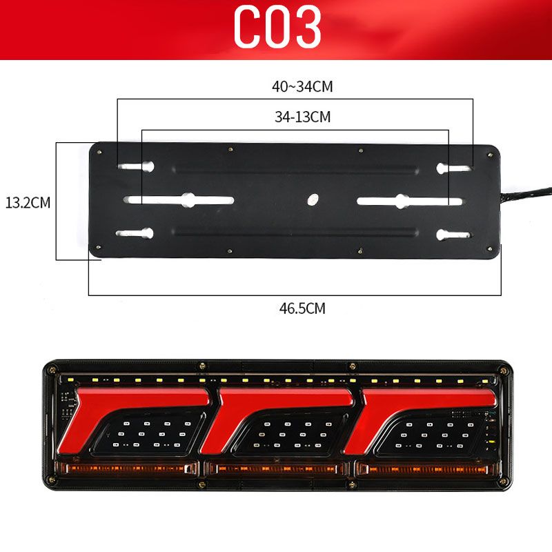 Skorter | 2 powerful LED tail lights for trucks