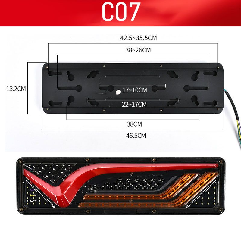 Skorter | 2 powerful LED tail lights for trucks