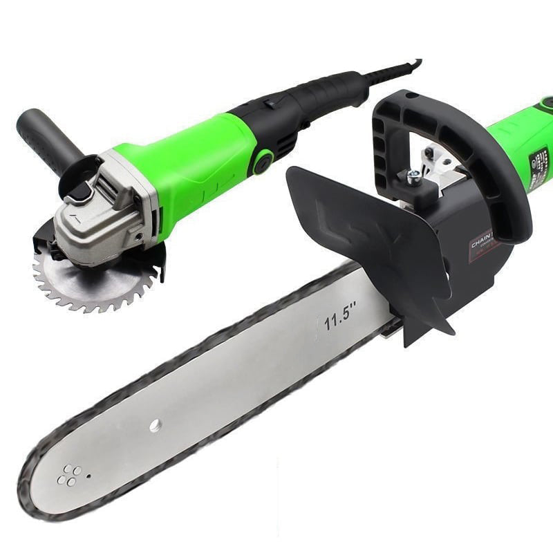 Skorter | Angle grinder converted to electric chainsaw