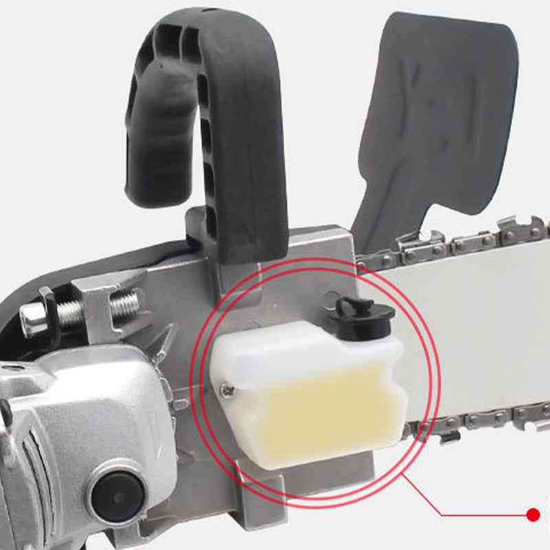 Skorter | Angle grinder converted to electric chainsaw