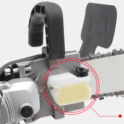 Skorter | Angle grinder converted to electric chainsaw