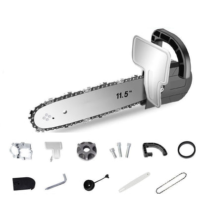 Skorter | Angle grinder converted to electric chainsaw