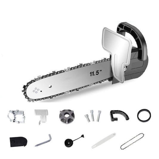 Skorter | Angle grinder converted to electric chainsaw