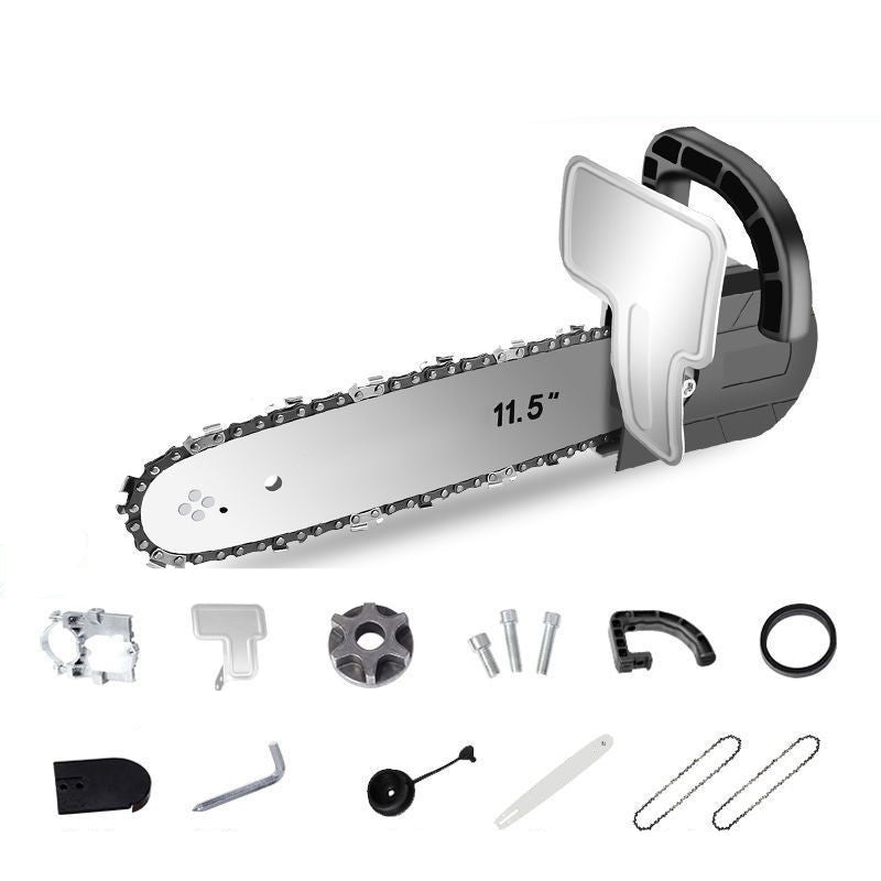 Skorter | Angle grinder converted to electric chainsaw