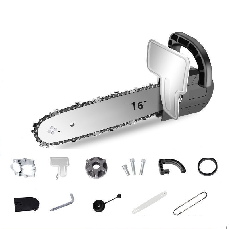 Skorter | Angle grinder converted to electric chainsaw