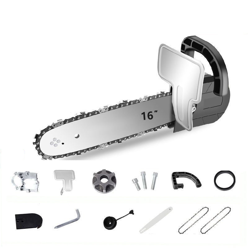 Skorter | Angle grinder converted to electric chainsaw