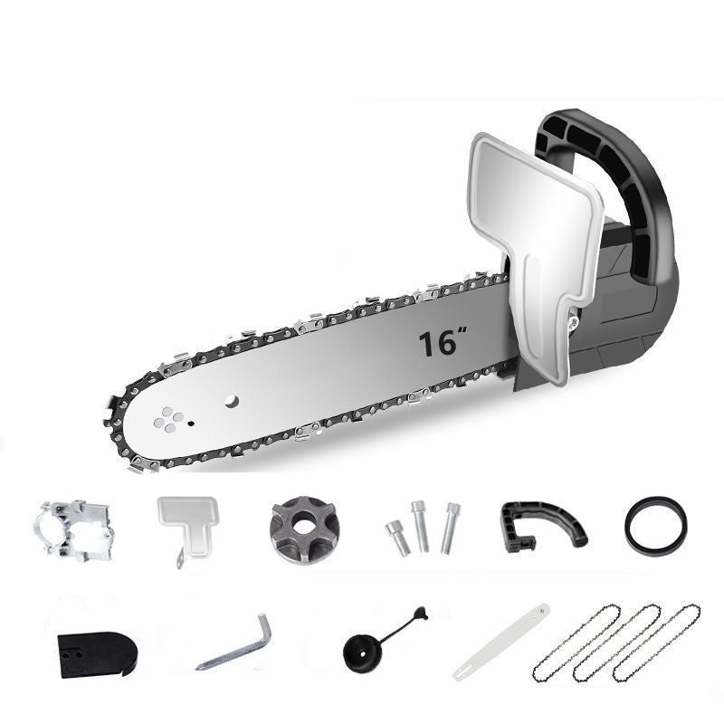 Skorter | Angle grinder converted to electric chainsaw