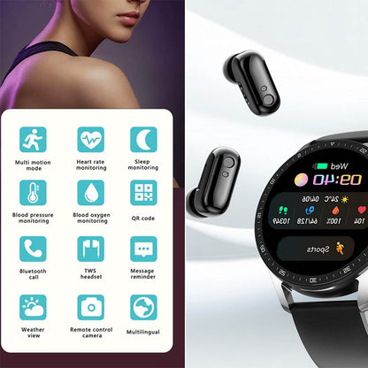 Skorter | 2-in-1 Smartwatch with Earbuds (For iPhone & Android)