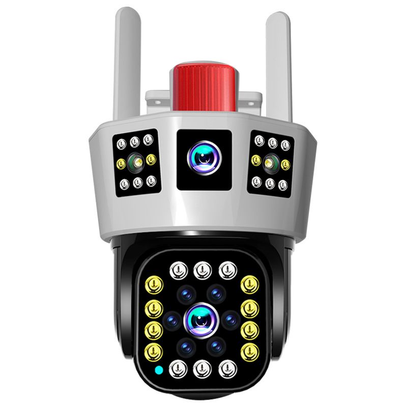 Skorter | 360° smart solar surveillance camera with three screens