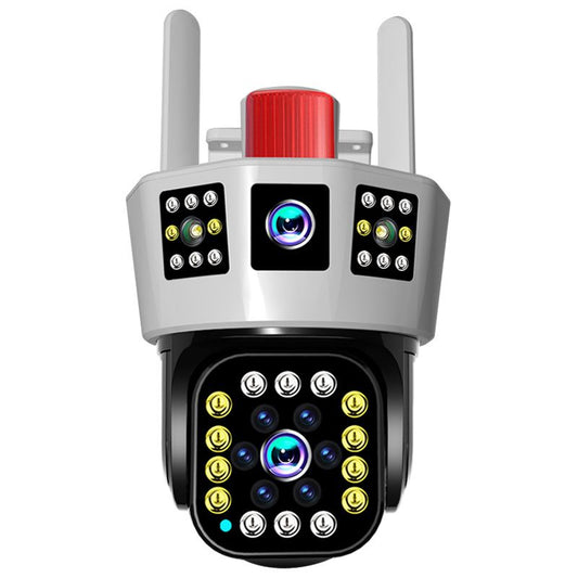 Skorter | 360° smart solar surveillance camera with three screens