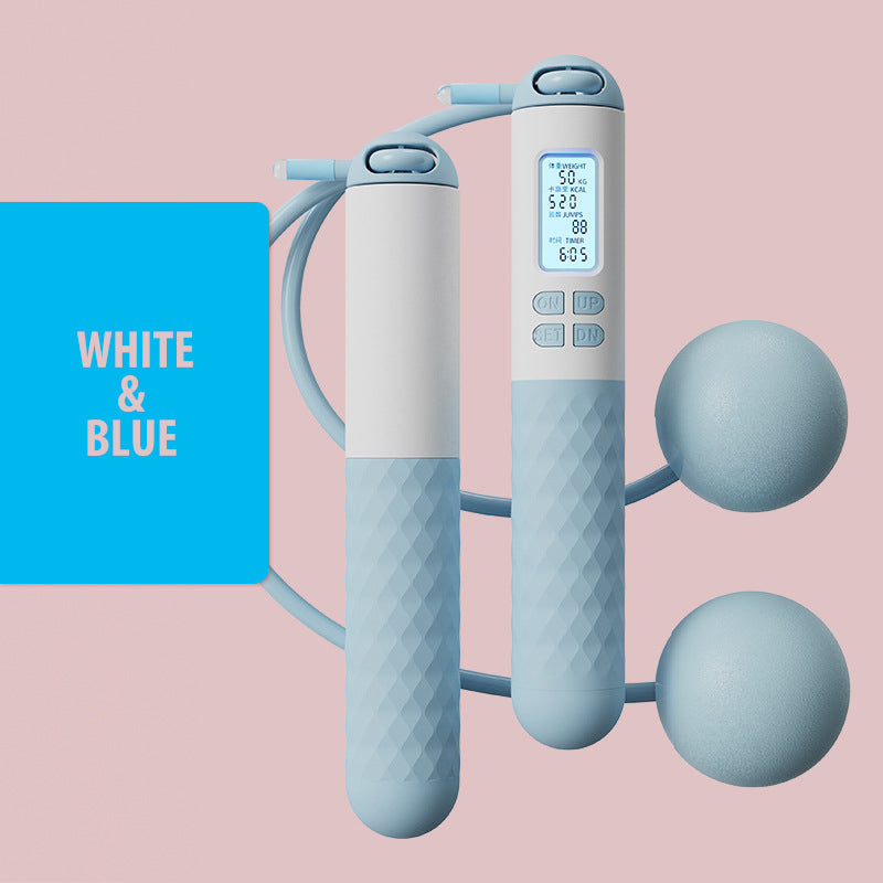 Skorter | Battery-operated skipping rope with counter and weight balls