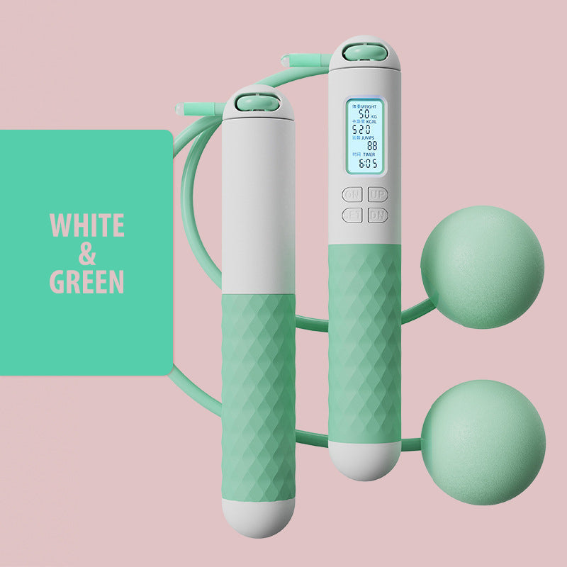 Skorter | Battery-operated skipping rope with counter and weight balls
