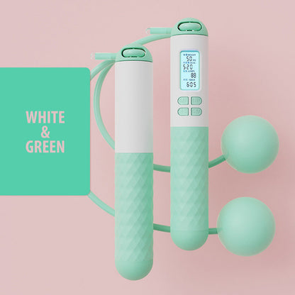 Skorter | Battery-operated skipping rope with counter and weight balls