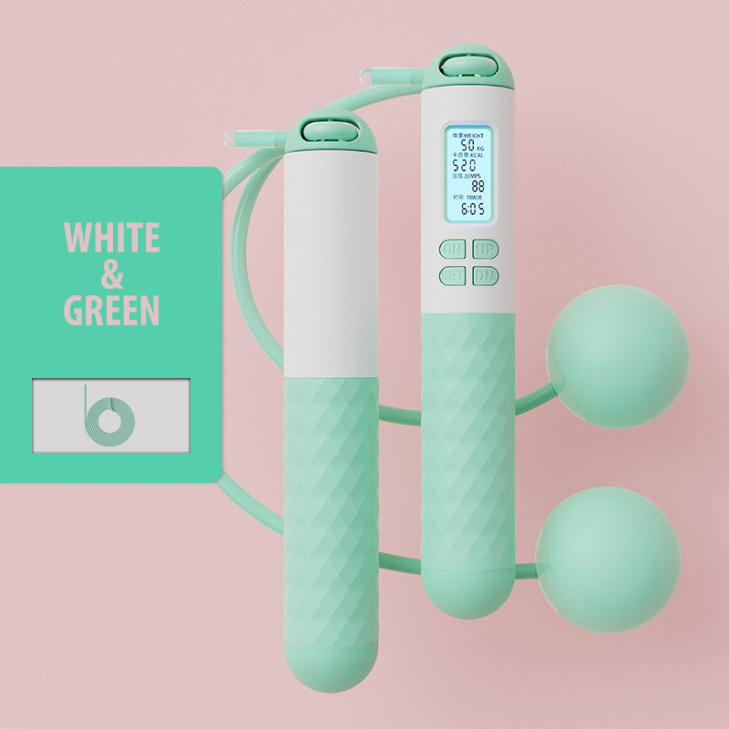 Skorter | Battery-operated skipping rope with counter and weight balls