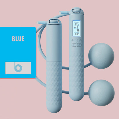 Skorter | Battery-operated skipping rope with counter and weight balls