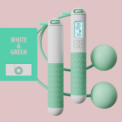 Skorter | Battery-operated skipping rope with counter and weight balls