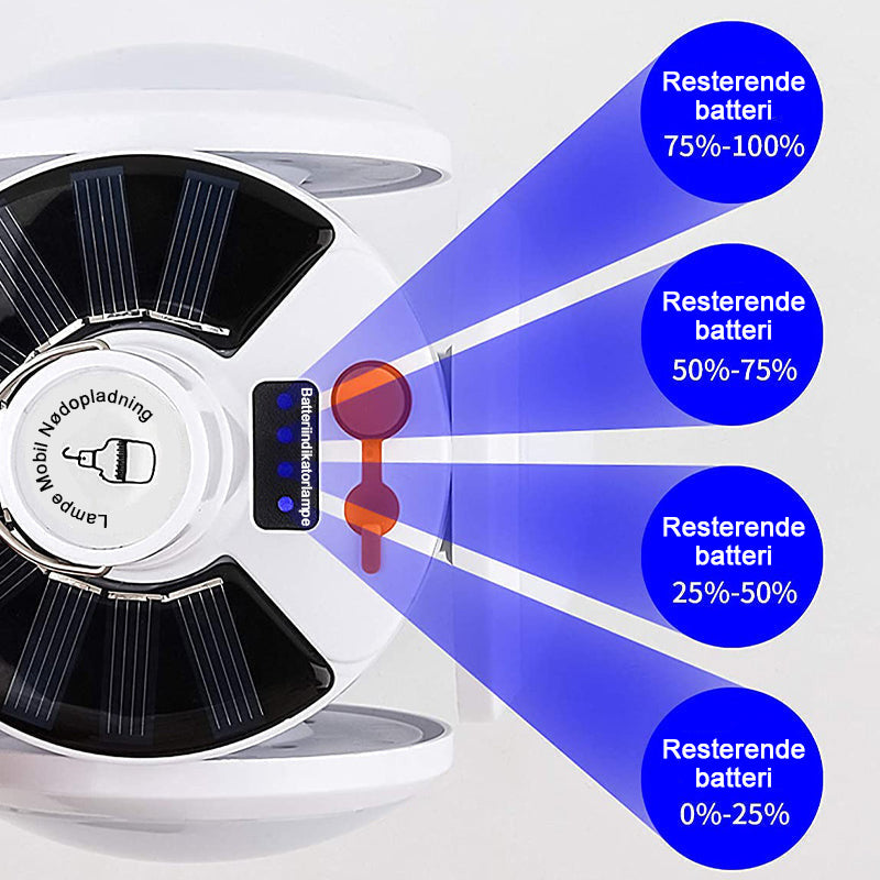 Skorter | Foldable Sun Night Market Camping liked football lights