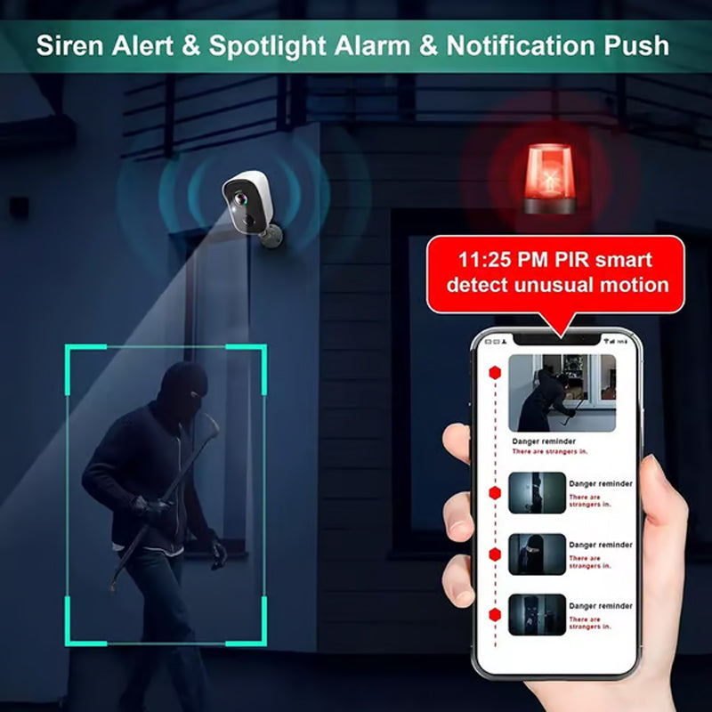 Skorter | Solar-powered surveillance camera - wireless WiFi IP camera