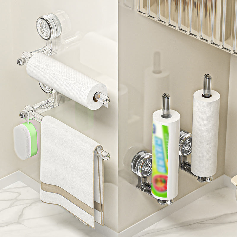 Skorter | Multifunctional vacuum suction cup toilet paper holder