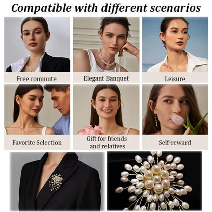 Skorter | BUY 1 GET 1 FREELadies' high-end exquisite handmade pearl brooch