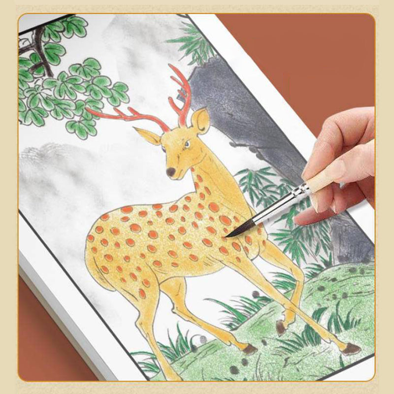 Skorter | Chinese painting white drawing copying album