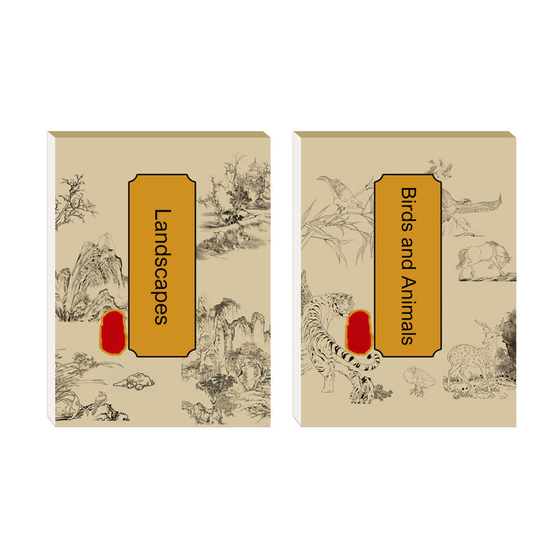 Skorter | Chinese painting white drawing copying album