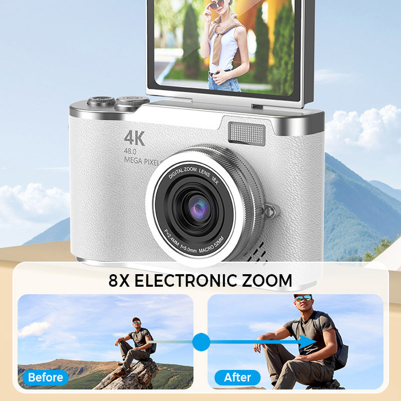 Skorter | 4K HD Flip-Screen Digital Camera