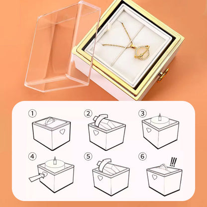 Skorter | Creative sweet bear cake rotating ring box