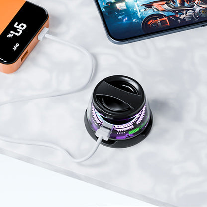 Skorter | Compact and magnetic Bluetooth speaker set with LED lights